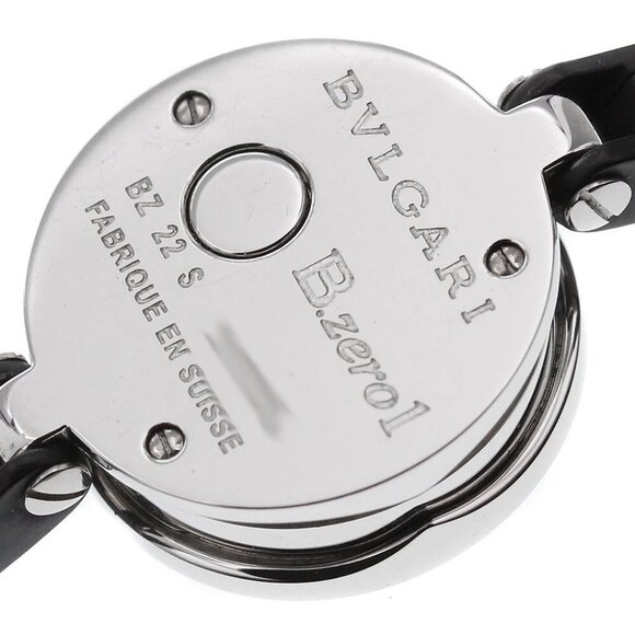 BVLGARI B-zero1 BZ22S Bangle M size black Dial Quartz Ladies Watch - Picture 6 of 7